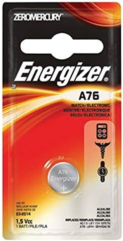 [ Strip of 12 ] Energizer A76/LR44 (A76BP), SR44, L1154, 1.5v Alkaline Batteries