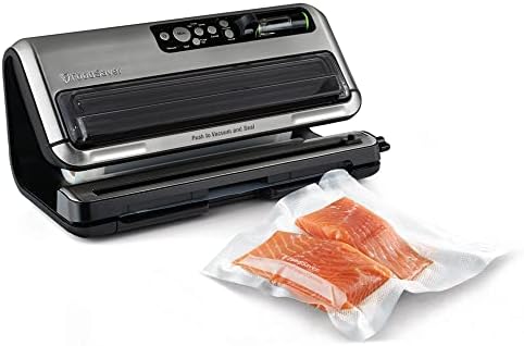 FoodSaver FM5460 Food Preservation System, 2-in-1 Automatic Vacuum Sealing Machine with Starter Kit, Large