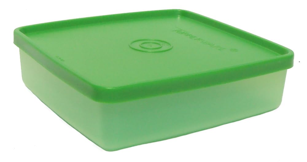 Tupperware Square Away Sandwich Keeper in Blue Green