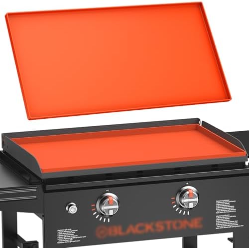 28" Silicone Griddle Mat Cover for Blackstone, Heavy Duty Silicone Cover, All Year Round Griddle Top Protective Mat for Black Stone Accessories