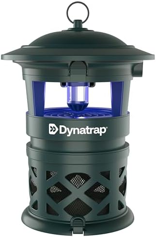 DynaTrap DT1130-GRSR 1/2 Acre Mosquito & Flying Insect Outdoor Trap and Killer – Kills Mosquitoes, Flies, Wasps, Gnats, & Other Flying Insects - Bug Zapper Alternative – Green