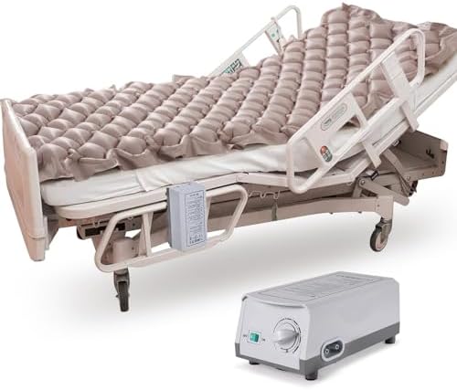 Careboda Alternating Pressure Mattress Anti Decubitus Air Pads with Electric Quiet Pump System, Pressure Sore Pad and Bed Sore Prevention, Air Mattress for Hospital Bed and Home Use