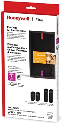Honeywell Air Purifier Filter for Pet Odor – Filter T for HPA075 &HPA175 AllergenPlus and HPA080 & HPA180 InSight Series Towers, HRFTP1