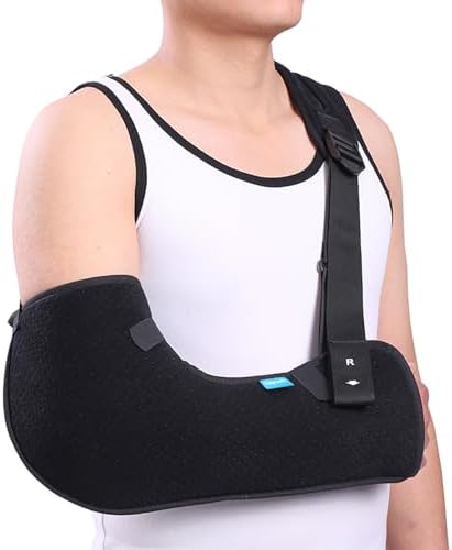 Cozyhealth Arm Sling Shoulder Injury Immobilizer Rotator Cuff Support Brace for Sleeping, Comfortable Medical Sling Arm for Shoulder Injury, Left and Right Arm for Men and Women (Medium)