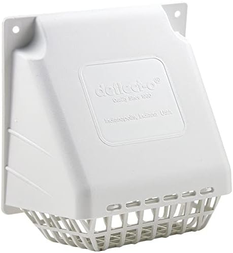 4" WHT DRYER VENT WIDE MOUTH