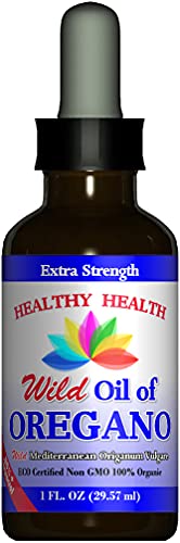 Oregano Oil - Wild Mediterranean - ECO Certified Organic Extra Strength 83% Carvacrol, Food Grade Oil of Oregano Liquid, Immune Support, Vegan, Aceite de Oregano, Non GMO 1 fl. OZ