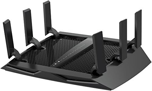 NETGEAR Nighthawk X6 Smart Wi-Fi Router (R8000) - AC3200 Tri-band Wireless Speed (Up to 3200 Mbps) | Up to 3500 Sq Ft Coverage & 50 Devices | 4 x 1G Ethernet and 2 USB ports | Armor Security