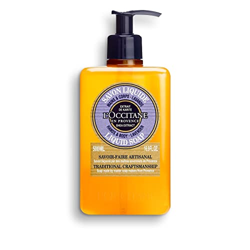 L'Occitane Shea Hands & Body Lavender Liquid Soap 16.90 fl. oz