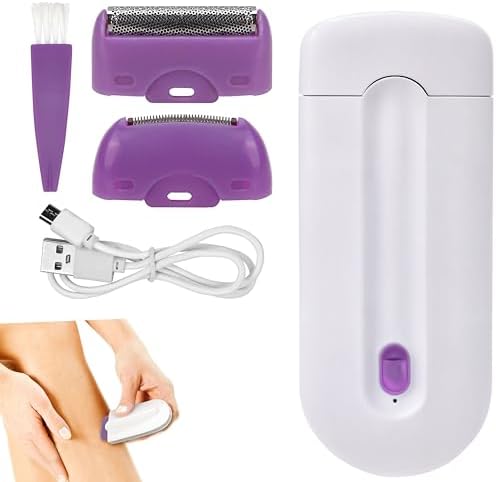 Laser Shaver for Women, Portable Painless Hair Touch Removal Tool, Rechargeable Epilator Smart Sensor-Light Technology Silky Hair Eraser Remover Smooth, Applicable to Any Part of Body, Mother Day Gift
