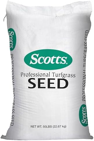 Scotts Professional Turfgrass Seed Tall Fescue Mix, Uncoated, 99.9% Weed Free, 50 lbs.