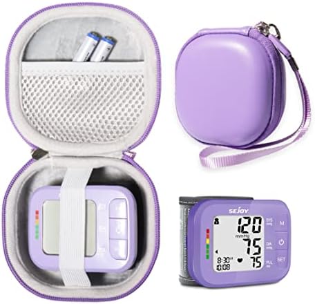 CaseSack Case for Sejoy Blood Pressure Cuff Arm Automatic, Blood Pressure Machine Monitors (Purple)