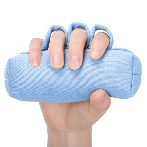 Palm Protector for Hand Contracture with Separators, Palm Grip Cushions for Finger Contracture Prevention for Stroke, Parkinson Dementia, Arthritis, Hand Grip Strengthener (1)