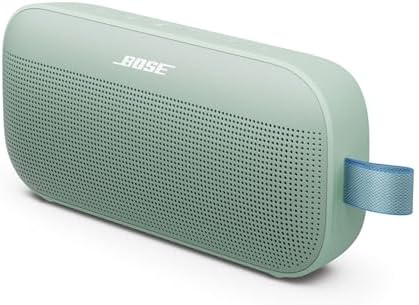 Bose SoundLink Flex Portable Bluetooth Speaker (2nd Gen), Portable Outdoor Speaker with Hi-Fi Audio, Up to 12 Hours Battery Life, Waterproof and Dustproof, Alpine Sage