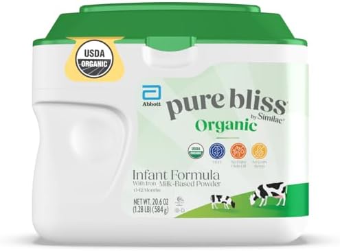 Pure Bliss by Similac | Organic Baby Formula | Easy to Digest | USDA-Certified Organic Infant Formula | 0-12 months | 20.6-oz Powder Tub