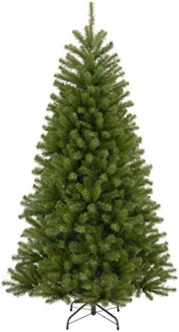 National Tree Company Artificial Full Christmas Tree, Green, North Valley Spruce, Includes Stand, 7.5 Feet