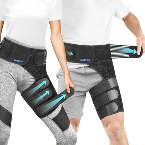 Sciatica Pain Relief Devices, Hip Brace for Women Men, Thigh, Groin, Hamstring Compression Sleeve