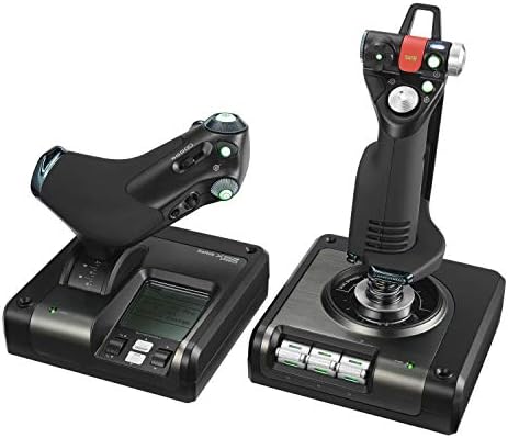 Logitech G Saitek X52 Pro USB Flight Contol System (Renewed) compatible with Windows
