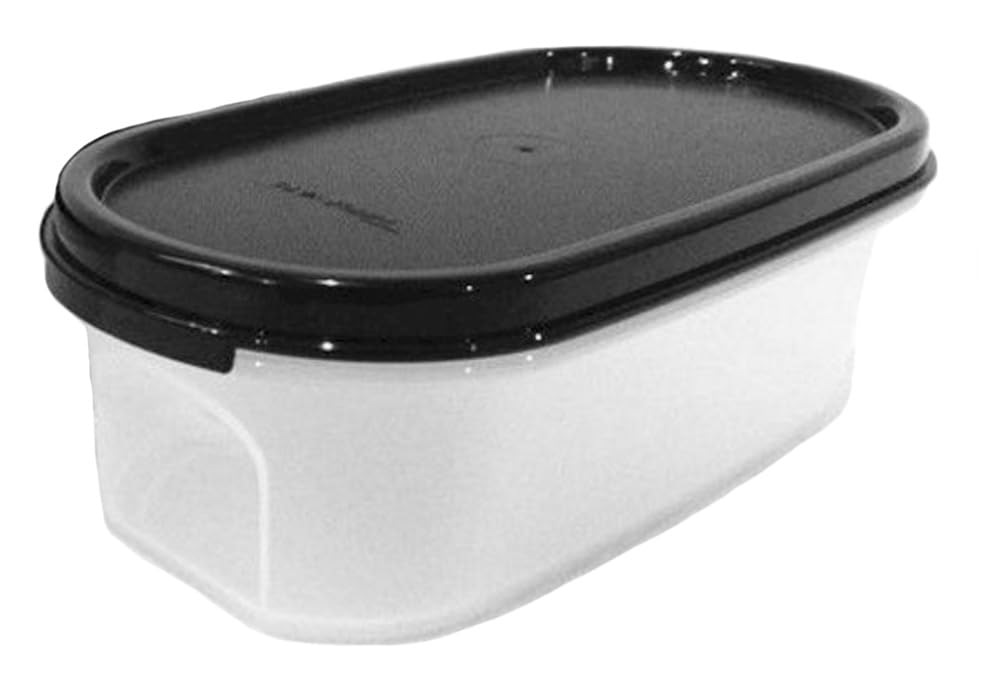 Tupperware Modular Mates Oval #1 (2 cup size) with Black Seal