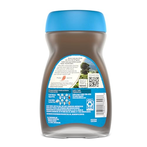 NESCAFÉ Ice Roast, Instant Iced Coffee, 2 Jars (6 Oz Each)