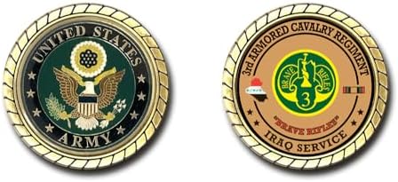 3rd Armored Cavalry Regiment Iraq Service Challenge Coin