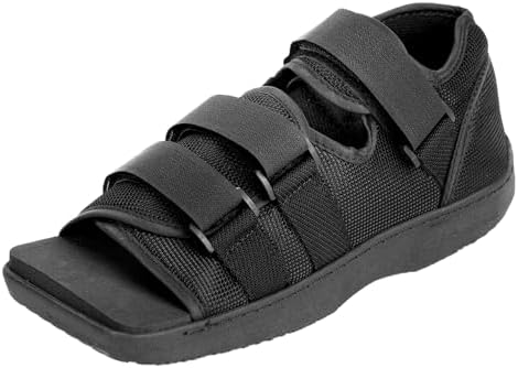 Post Op Shoe, Post Op Recovery Shoe, Adjustable Medical Walking Shoe for Post Surgery or Operation Foot Support, Broken Foot or Toe, Fracture or Ulcer, XS, Male Size 6, Female Size 6.5-7.5