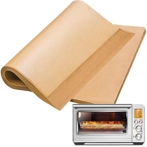 Air Fryer Liners Disposable Compatible with the Breville Smart Oven Air Fryer Pro BOV900BSS, 100PCS Parchment Paper for Baking, Baking Sheet Accessories for Breville BOV900BSS Oven