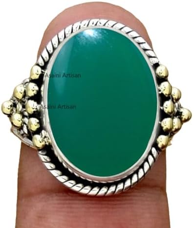 Eternal Beauty: 10x14 MM Oval Gemstone 925 Sterling Silver Ring for Women, Men, Father's Day Gift