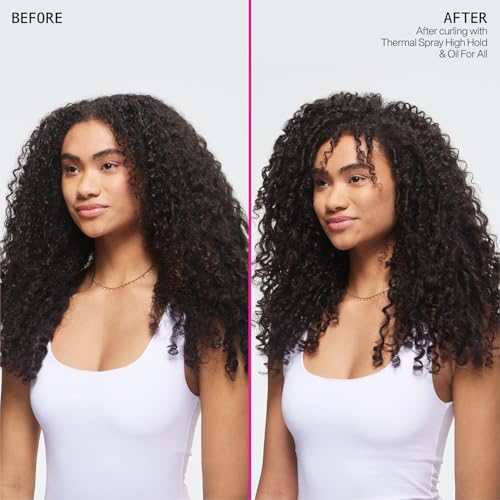 Redken Thermal Spray 22 High Hold - Thermal Heat Protectant and Setting Mist, For Curling and Flat Irons, Lasting Frizz Control & Protects Against Heat Damage