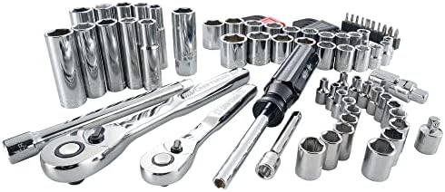 CRAFTSMAN Mechanics Tool Set, SAE/Metric, 1/4-Inch Drive, 83-Piece (CMMT12021)