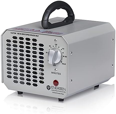 Enerzen O-555-60,000mg Industrial Ozone Generator O3 Air Purifier Deodorizer, Silver