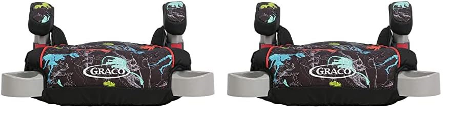 Graco TurboBooster Backless Booster Car Seat, Dinorama (Pack of 2)