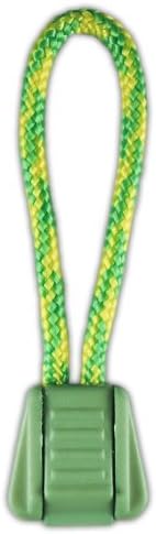 Paracord Planet Zipper Pulls Available in Various Color Combinations – Choose from 5, 10 and 20 Pack Sizes (Dayglow/Green, 20 Pack)