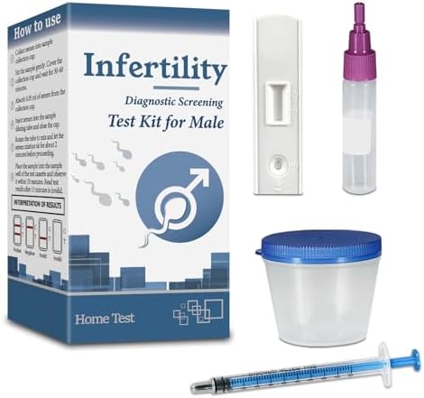 Male Fertility Home Test Kit for Men-Trak Plus Male Fertility Testing System- Shows Normal or Low Sperm Count- Clear Results in Minutes - Easy to Read Result