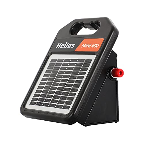 MINI400 20 Miles Solar Electric Fence Charger with Day/Night Mode 0.3J Output Energy Electric Fence Energizer