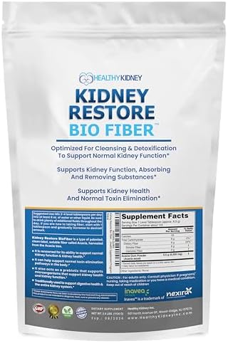Bio Fiber, Kidney Cleanse Detox & Repair - Restorative Kidney Support & Kidney Supplement to Remove Waste, Kidney Health Supplement - Add to Tea for Kidney Health - 2.5 LBS