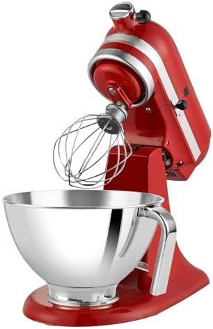 3-Quart Stainless Steel Bowl for Kitchenaid Tilt-Head Stand Mixers, Stainless Steel Bowl,3 QT Bowl for KitchenAid 4-1/2-Quart and Artisan Stand Mixer Expands the Mixer's Flexibility