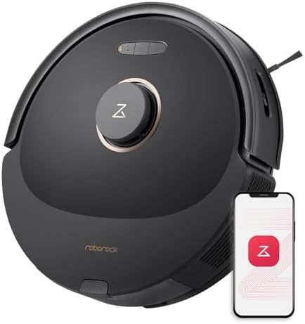 roborock Q8 Max Robot Vacuum and Mop Cleaner, DuoRoller Brush, 5500Pa Strong Suction, Lidar Navigation, Obstacle Avoidance, Multi-Level Mapping, Perfect for Pet Hair
