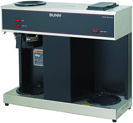 BUNN 04275.0031 VPS 12-Cup Pourover Commercial Coffee Brewer, with 3 Warming Stations (120V/60/1PH)