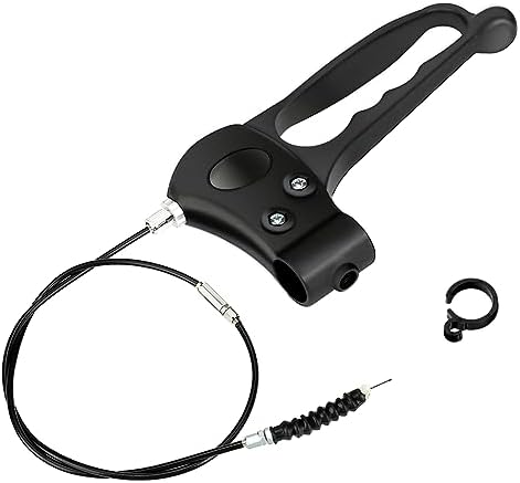 FVRITO Brake Handle with 41'' Cable Assembly Replacement for 4-Wheel Folding Rollator Rolling Walker Transport Wheelchair Mobility Knee Walkers Senior Medical Accessories
