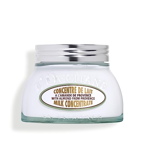 L'Occitane Almond Milk Concentrate, 48 Hour Hydration*, Moisturizes, Firms & Smooths Skin with Almond Milk & Oil, Clean Skincare, Non-Greasy, Vegan
