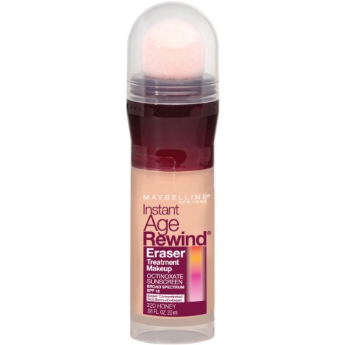 Maybelline New York Instant Age Rewind Eraser Treatment Makeup, Honey 320, 0.68 Fluid Ounce