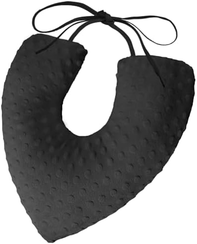 BELINOUS Mastectomy Pillow, Post Surgery Pillow for Breast Cancer, Lumpectomy Surgery Breast Pillow, Mastectomy Recovery Supplies for Sleeping & Arm Support - Breast Cancer Gifts for Woman (Black)