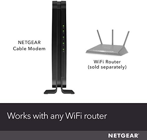 NETGEAR Cable Modem CM500 - Compatible with all Cable Providers incl. Xfinity, Spectrum, Cox | For Cable Plans up to 300Mbps | DOCSIS 3.0