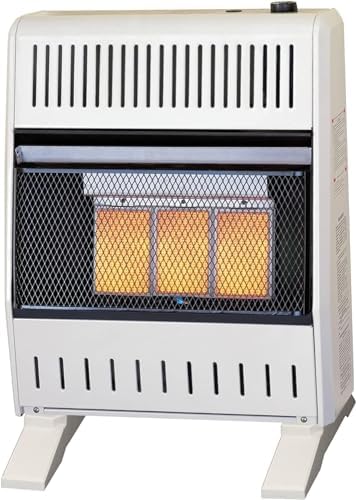 ProCom Heating Liquid Propane Ventless Infrared Plaque Heater With Base Feet - 15,000 BTU, T-Stat Control - Model# ML150TPA-B