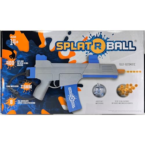 Retros Market SRB400-SUB Gel Ball Water Bead Blaster Gun Kit. Splat R Ball Everything with The Electric Blaster able to Shoot up to 200fps! Splatter Gun