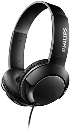 Philips BASS+ On Ear Headphones - Black (SHL3070BK/27)