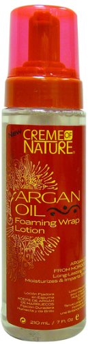 Creme Of Nature Argan Oil Foaming Wrap Lotion (Pack Of 12)