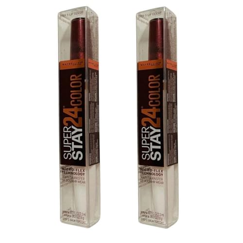 Pack of 2 New York SuperStay 24 2-Step Liquid Lipstick, Coffee Edition, Mocha Chocolatte 335