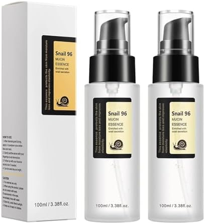 Advanced Snail Mucin 96% Power Repairing Essence, Snail 96% Mucin Essence - Anti-Aging Serum, with Snail Secretion Filtrate for Dull and Damaged Skin (2)