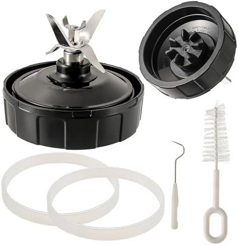 7 Fins Blender Blade Compatible with Ninja BN401 BN751 BN801 BL480-30, Ninja Blender Replacement Parts for Auto iQ BL682-30 BL642-30 BL687CO-30 BL482-30 Extractor Blade Assembly